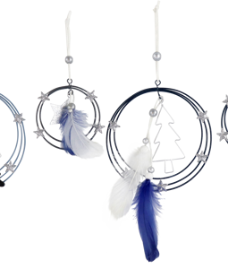 5547 DECORATIVE HANGER ETHNO XMAS S/4